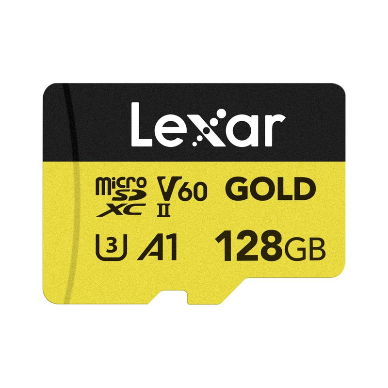 Lexar Professional UHS-II U3 V60 A1 128GB microSDXC Memory Card - بطاقة تخزين
